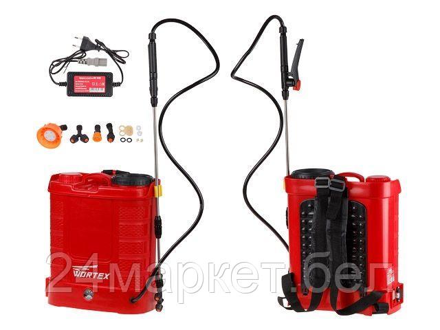 WORTEX Китай Аккум. опрыскиватель WORTEX KS 1240 Li (12 л., 3.8 бар, 12 В, 1 акк., 4.0 А/ч Li-Ion)