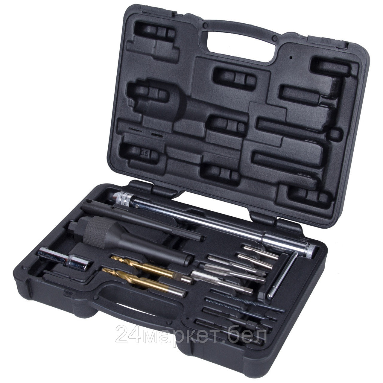 МАСТАК 103-12016C МАСТАК Набор для обслуживания колодцев свечей накаливания, кейс, 16 предметов