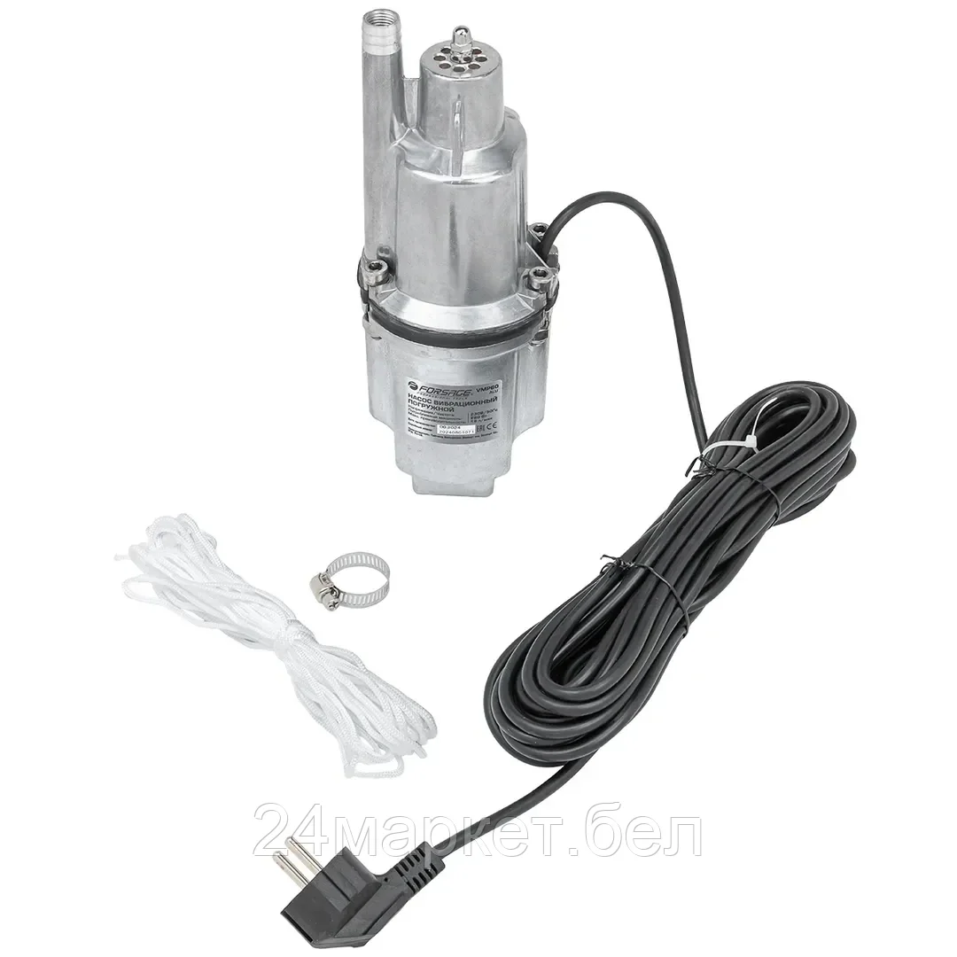 F-VMP60 ALU Forsage Насос вибрационный погружной (230В, 50Гц, 280Вт, 18л/мин)