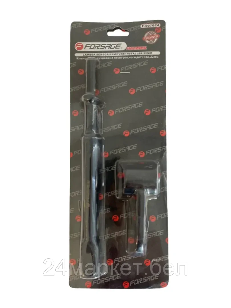 FORSAGE Ключ для датчика "лямбда зонд" с воротком-адаптером под пневмозубило 22мм 3/8", в блистере Forsage F-907G24