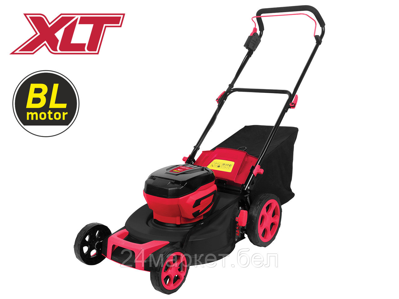 Газонокосилка аккумуляторная WORTEX CLM 4536 в кор. XLT SOLO БЕСЩЁТ.ДВИГ., 18В+18В, шир.460 мм