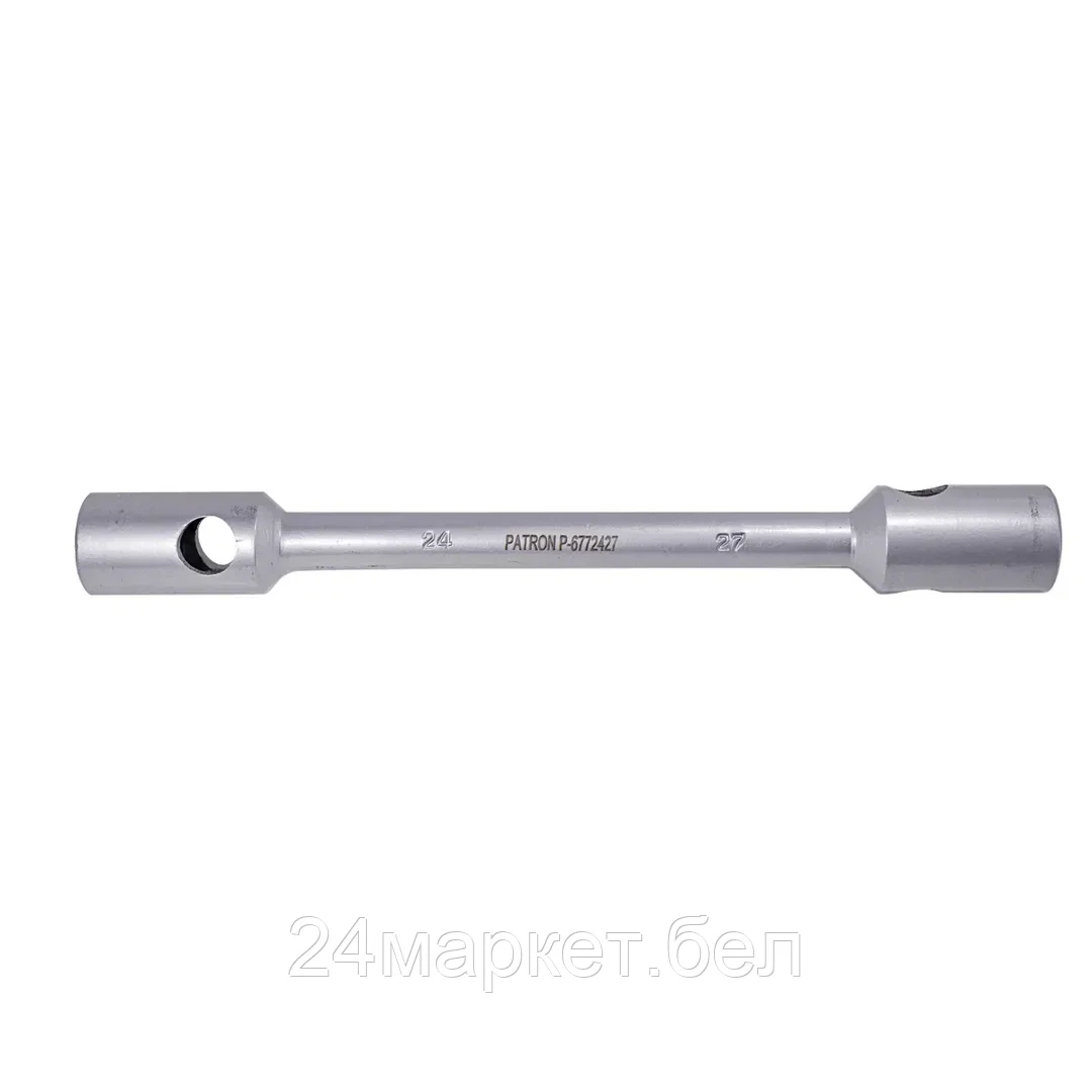 Ключ баллонный двусторонний 24х27х 330 мм ф20мм PATRON P-6772427