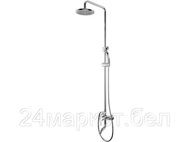 Душевая система (Lt) D40, серия Crocus хром, a-five (L-излив: длина 105 мм, высота 156 мм, монолитный. Троп. душ: вынос 400 мм, диаметр 200 мм.) A5-0137