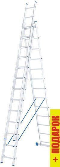 Лестница-стремянка СибрТех 97823 3x13 ступеней