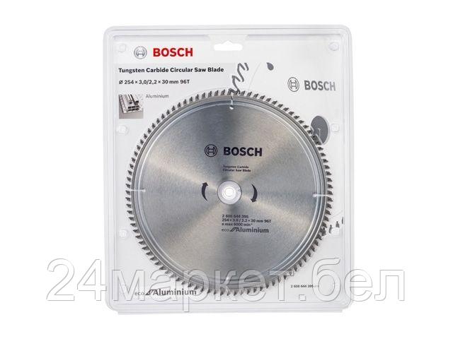 BOSCH Китай Диск пильный 254х30 мм 96 зуб. универсальный ECO ALUMINIUM BOSCH (твердоспл. зуб)
