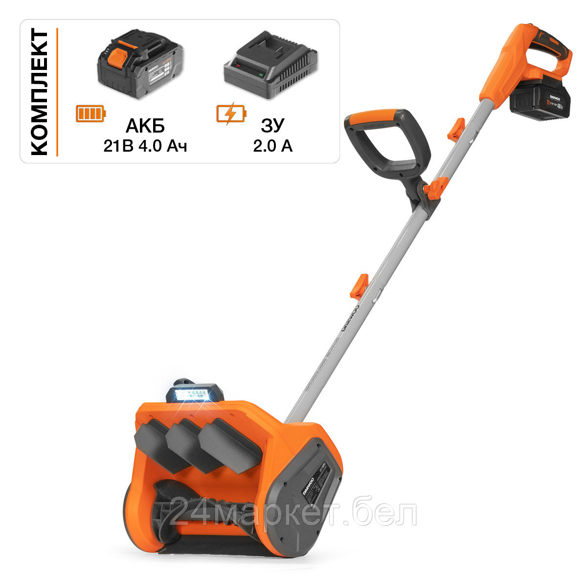 Снегоуборщик Daewoo Power DAST 3421Li Set (с 1-им АКБ)