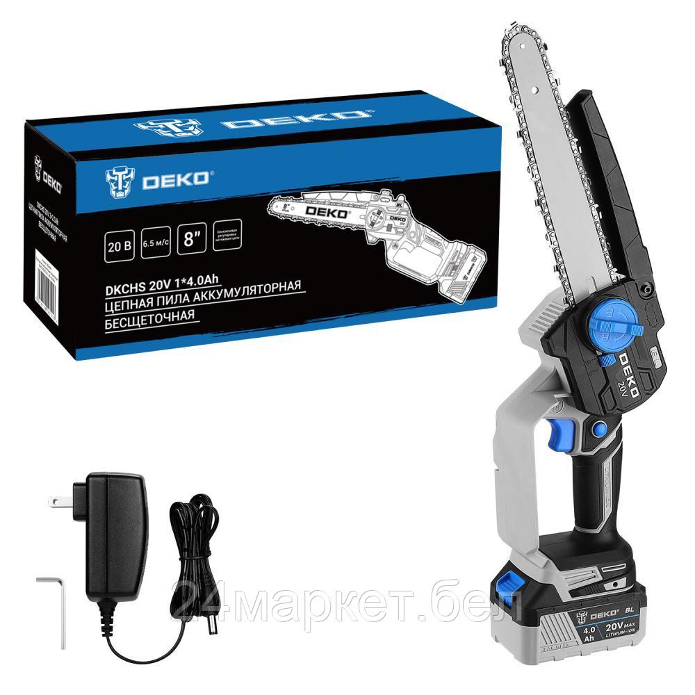 Аккумуляторная пила Deko DKCHS 20V 063-4483-1 (с 1-им АКБ)