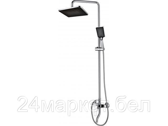 Душевая система (Lt) D35, серия Lily хром, a-five (На стену, Короткий излив, Троп. душ: вынос 405 мм, размер 300х200 мм.)) A5-1137