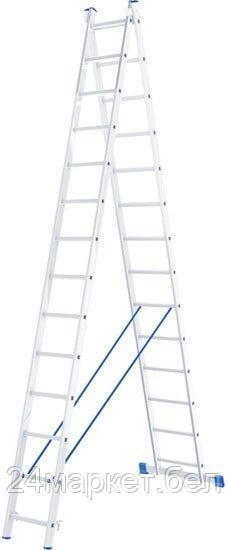 Лестница-стремянка СибрТех 97914 2x14 ступеней
