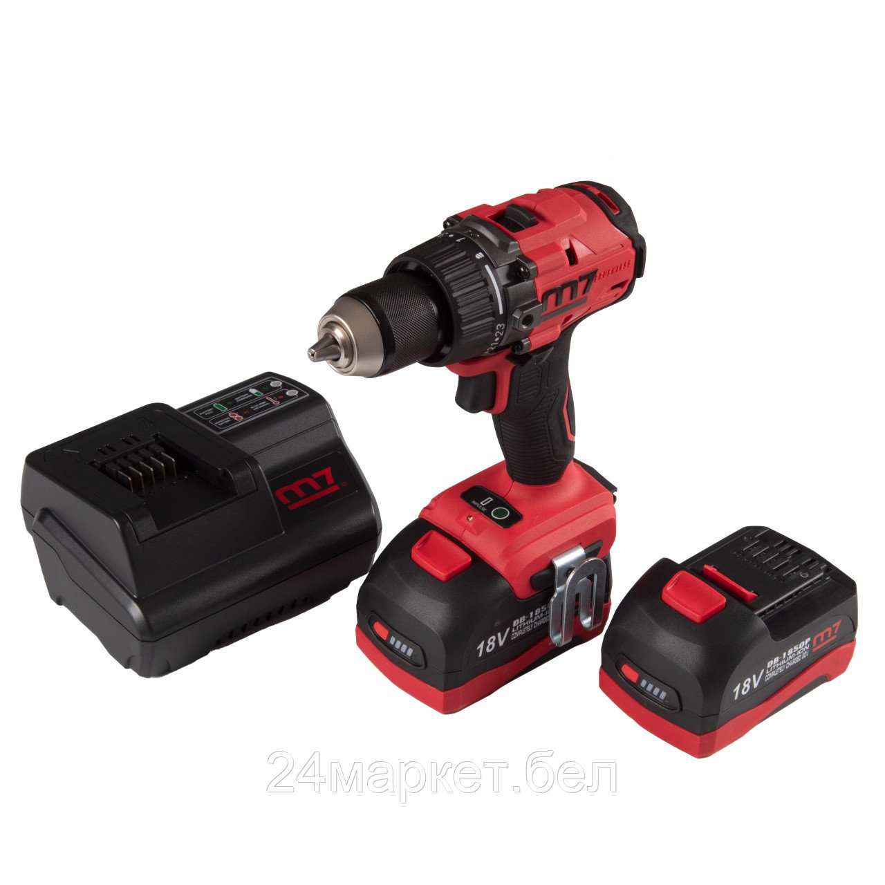 MIGHTY SEVEN DD-101A MIGHTY SEVEN Аккумуляторная дрель-шуруповерт 18 В, импульсная, кейс