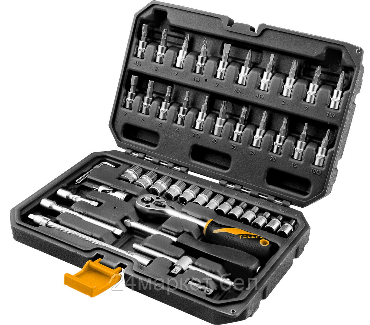 TOLSEN TT15138 TOLSEN Набор инструментов 46 предметов, универсальный