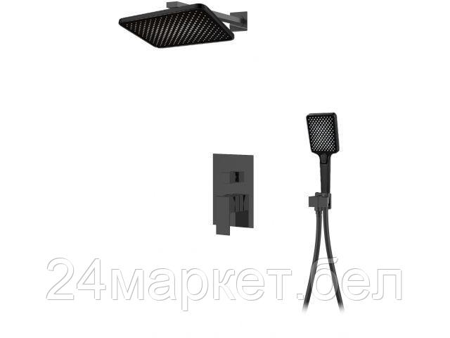 Душевая система (Lt) D35, серия Lily черный, a-five (Встраиваемый, Излива нет, 1000 - 1200 мм.) A5-1257