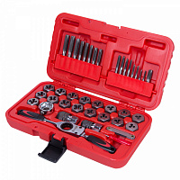 МАСТАК 351-00040C МАСТАК Набор метчиков и плашек SK-5 M3-M12, кейс, 40 предметов