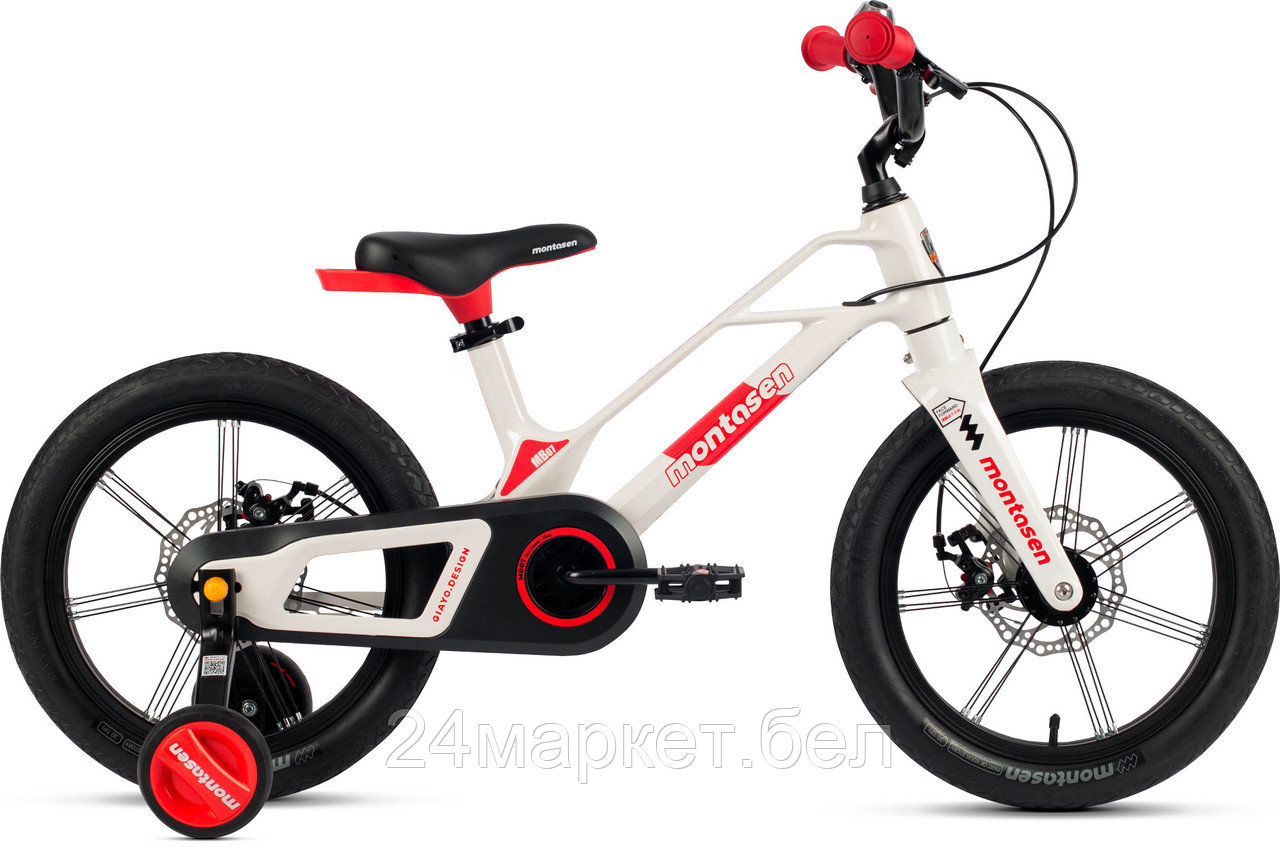 Детский велосипед Montasen MB07-16WT (белый)