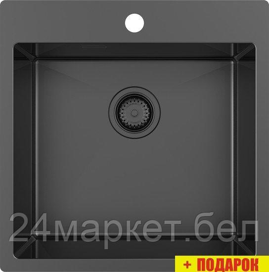 Кухонная мойка ZorG ZRN 5050 Premium PVD Gunblack