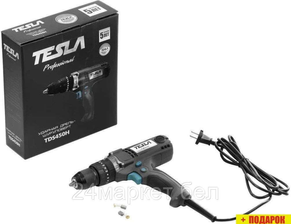Ударная дрель-шуруповерт Tesla TDS450H 696687