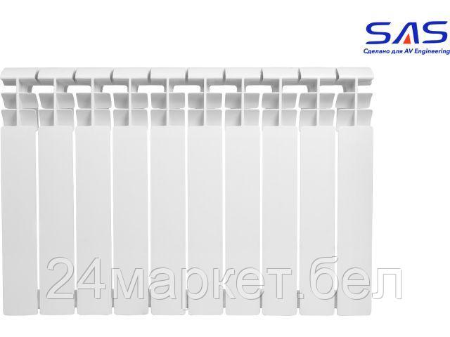Алюминиевый радиатор SAS 500/80 HF-500A6-10 (10 секций)