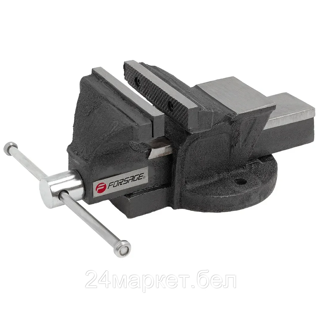 F-6540204 Forsage Тиски стальные с наковальней 4"-100мм