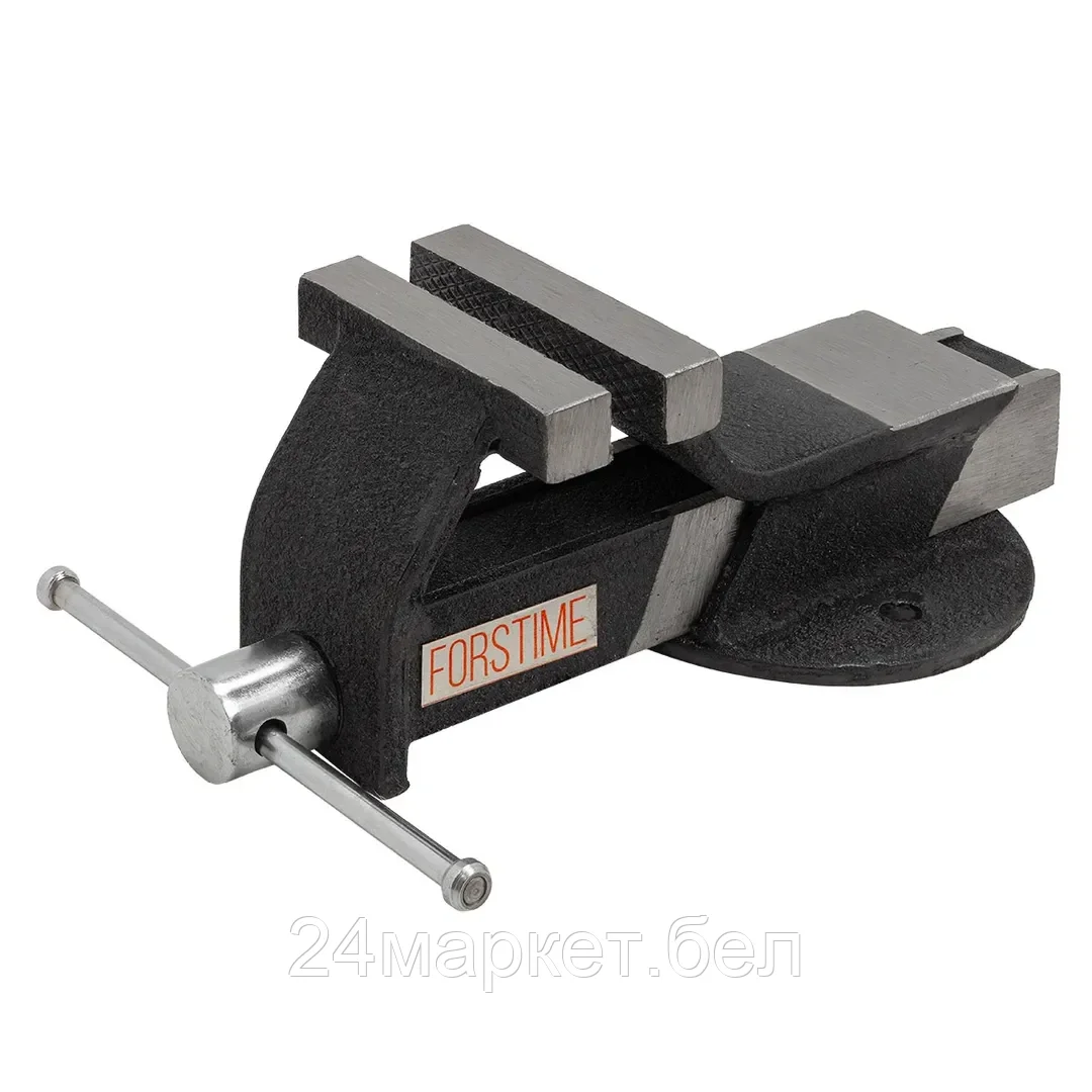 FT-6540703 FORSTIME Тиски стальные с наковальней 3"-80мм