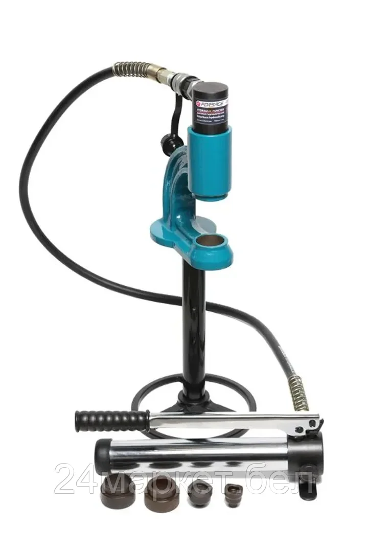 FORSAGE Дырокол гидравлический с насосом 5т(Ø35,36мм; сталь нерж.-1мм; медь/алюм.-2мм), в кейсе Forsage F-DK8