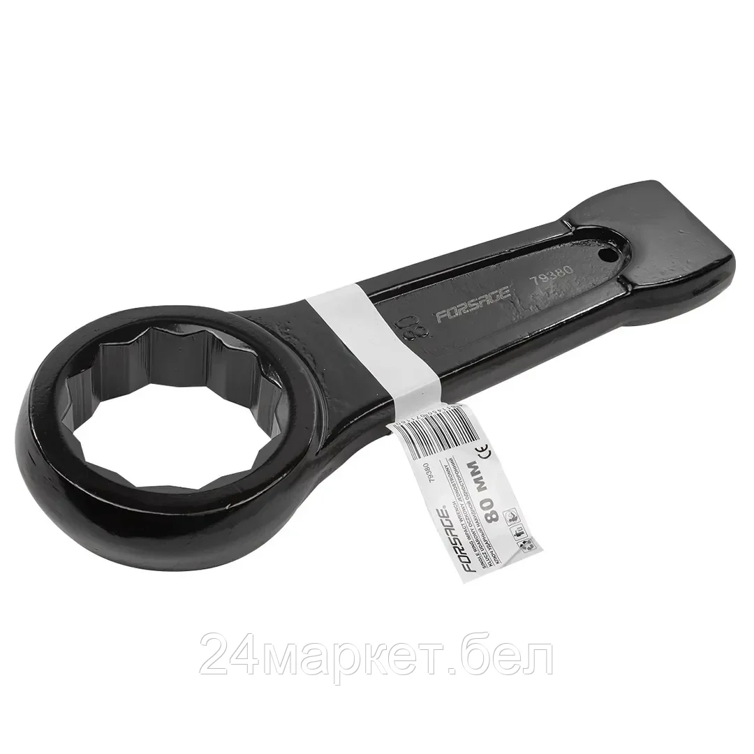 Ключ накидной ударный односторонний 80мм (L-345мм) F-79380