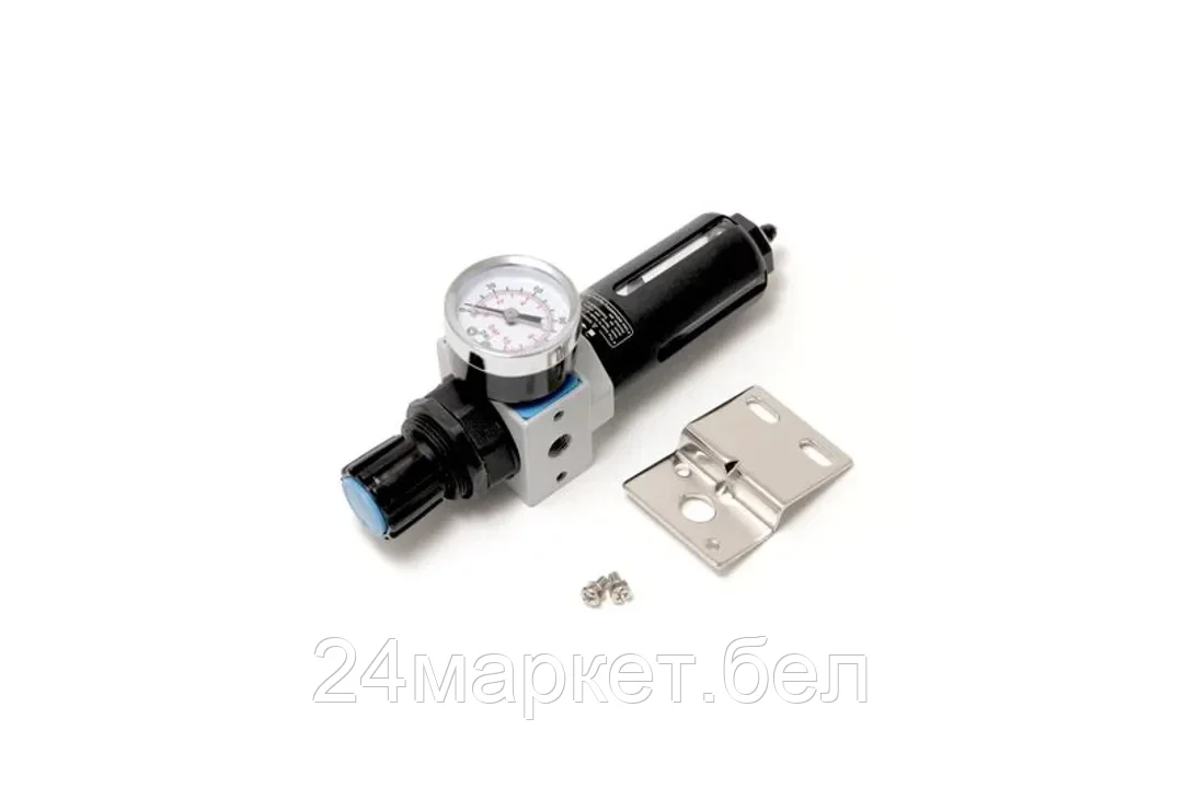 Rock FORCE Фильтр-регулятор с индикатором давления для пневмосистем 1/4"(максимальное давление 10bar пропускная способность 200 л/мин температура воздуха 5-60С.5 Rock FORCE RF-EW2000-02