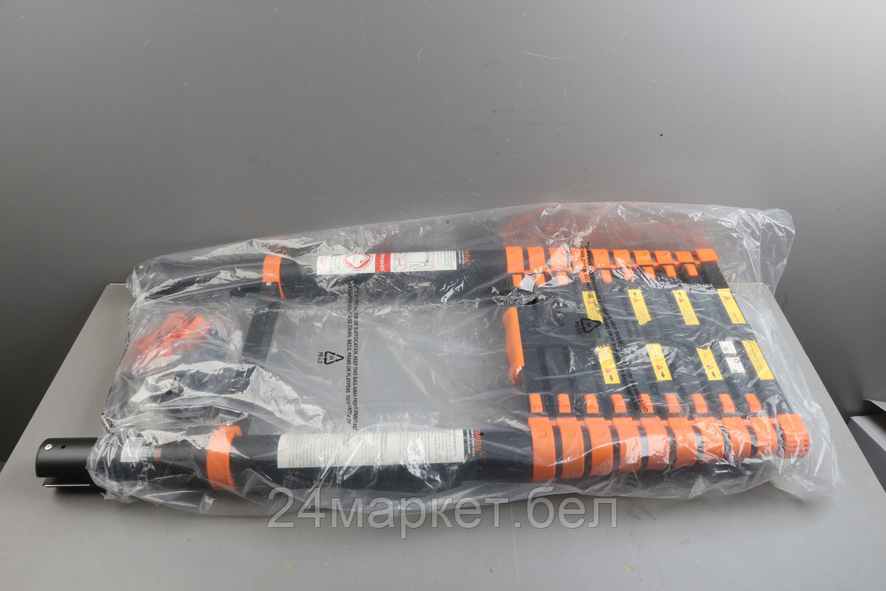 Лестница телескопическая 1-секц. алюм. 430см, 11 ступ. 10,8кг BLACK LINE STARTUL (ST9931-043) уцен