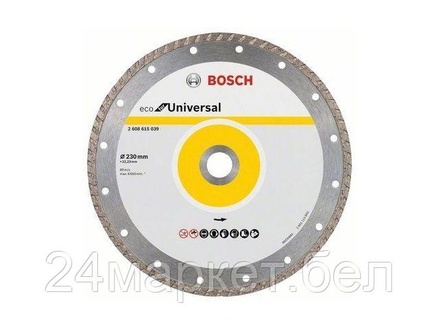 BOSCH Китай Алмазный круг 230х22 мм универс. Turbo ECO UNIVERSAL BOSCH (сухая резка)