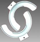 МАСТАК 100-00008CR03 МАСТАК Ремкомплект для стяжки пружин 100-00008C, скоба стяжная 125 - 215 мм, 2 шт