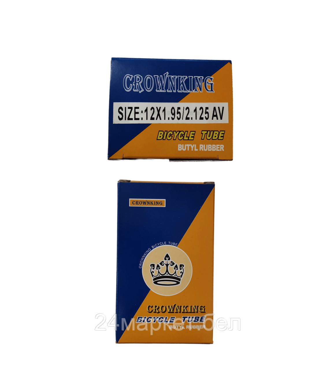 ВЕЛОСИПЕДНАЯ БУТИЛОВАЯ КАМЕРА 12X1.95/2.125 ДЮЙМОВ AV,WD-12X2.125 Wanda CrownKing
