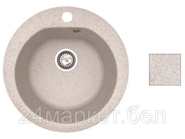 Мойка кухонная из искусственного камня GOLD гранит 505х505 mm, AV Engineering