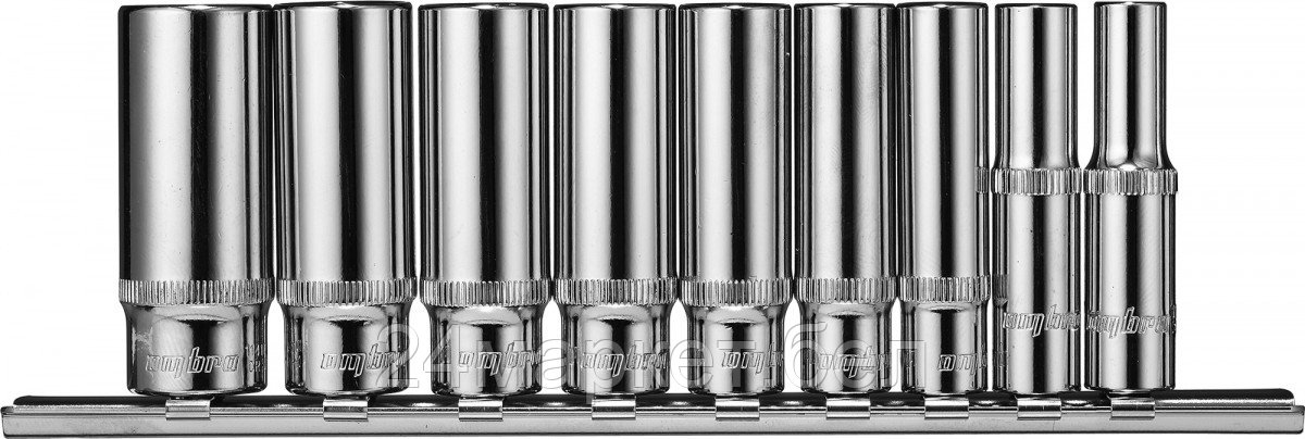 Ombra 912709 912709 Набор головок торцевых глубоких 1/2"DR на держателе, внешний TORX®, E10-E24, 9 предметов