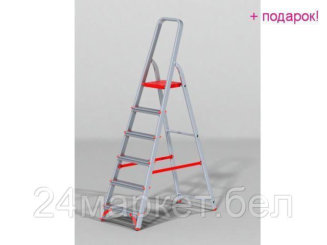 Новая Высота Россия Лестница-стремянка алюм. проф. 125 см 6 ступ. 5,2кг NV300 Новая Высота (макс. нагрузка 225кг)