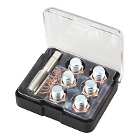 МАСТАК 103-47015C МАСТАК Набор для ремонта масляных пробок М15х1,5, кейс, 19 предметов
