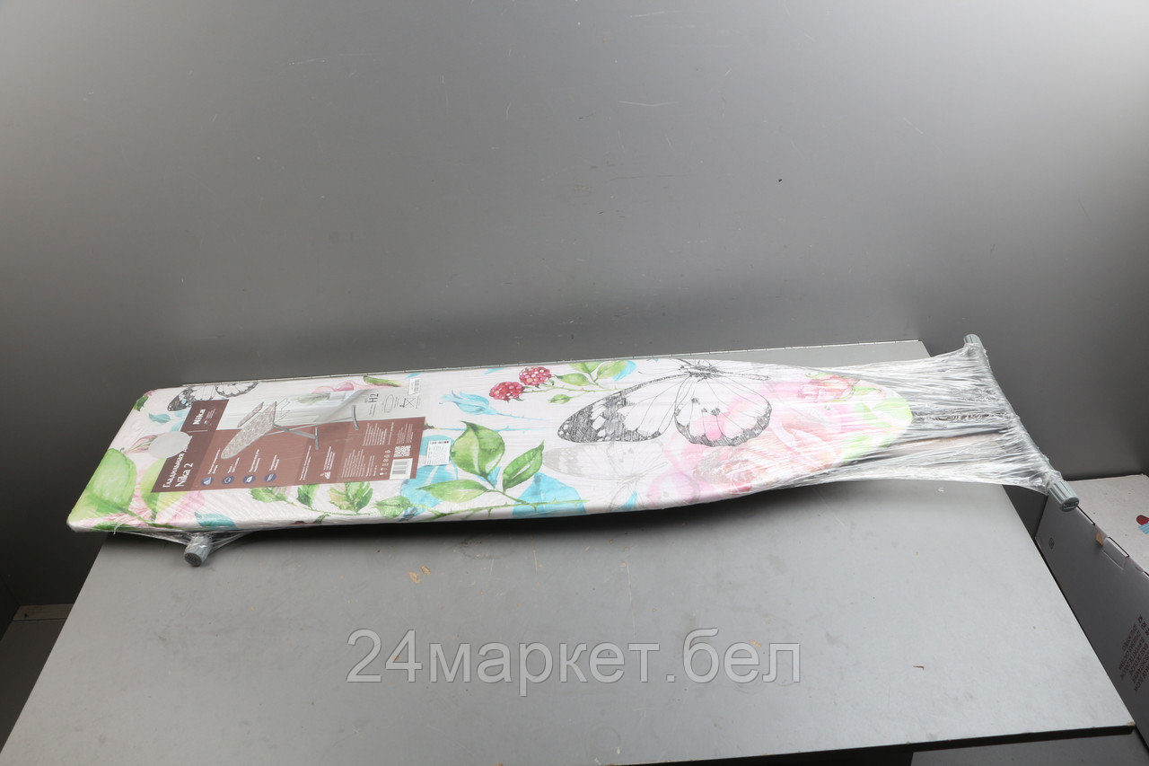 Доска гладильная НИКА 2 (фанера 1120 х 300), подрукавник, подставка п/утюг, NIKA уцененный (007899