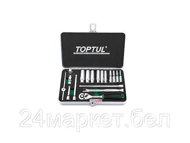 Набор торцевых головок Toptul GCAD1822 18 предметов