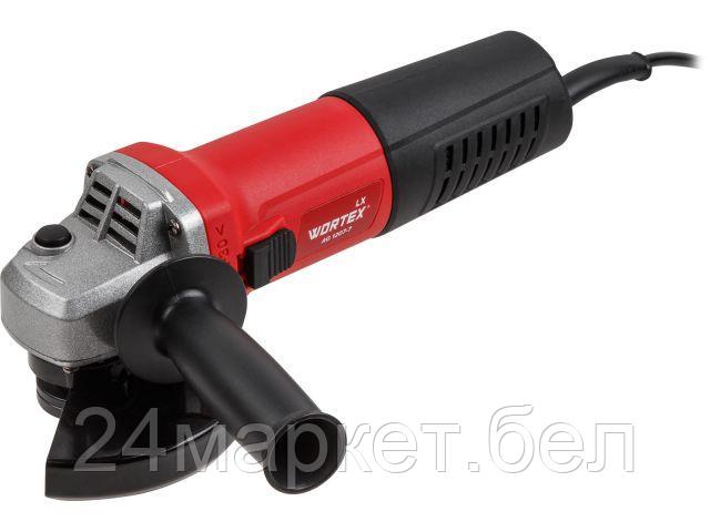 Одноручная углошлифмашина WORTEX LX AG 1207-7 в кор. 750 Вт, 125 мм, 11 000 об/мин. (шариковый подшипник, блокировка шпинделя) 1335618