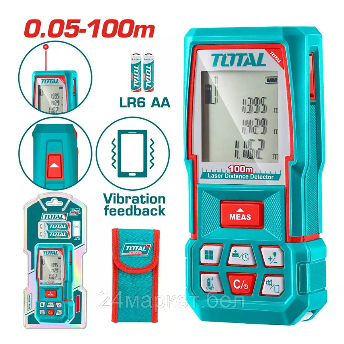 Лазерный дальномер Total TMT51036