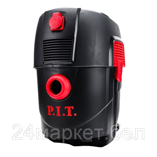 Пылесос строительный электрич. P.I.T. PVC30-C1, 1600 Вт, роз. 2 кВт, бак 30 л, ударопрочный пластик
