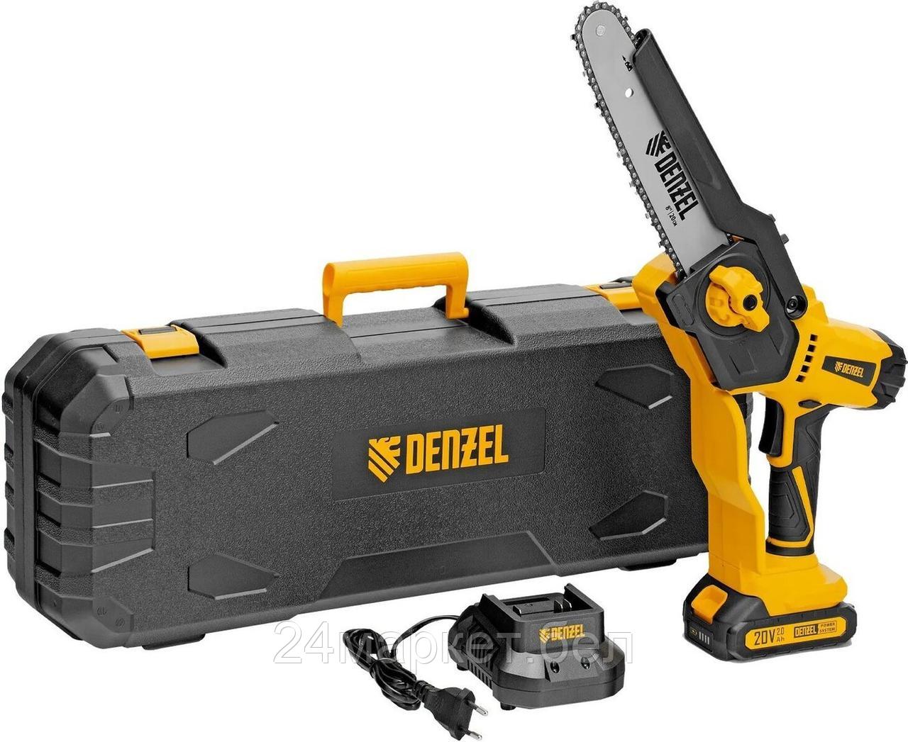 Аккумуляторная пила Denzel СCS-200BL (с 1-им АКБ, кейс)