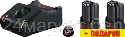 Аккумулятор с зарядным устройством Bosch GBA 12V + GAL 12V-40 Professional 1600A019R8 (12В/2 Ah + 12В)