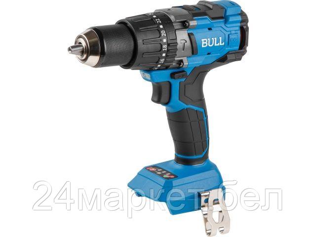 Аккум. дрель-шуруповерт BULL SR 1805 в кор. SOLO БЕСЩЕТ., 18 В, 120 Н*м, БЗП(мет.) 13 мм (Доп. функции: Ударное сверление, "AntiKickback", режим "TURB 1329640