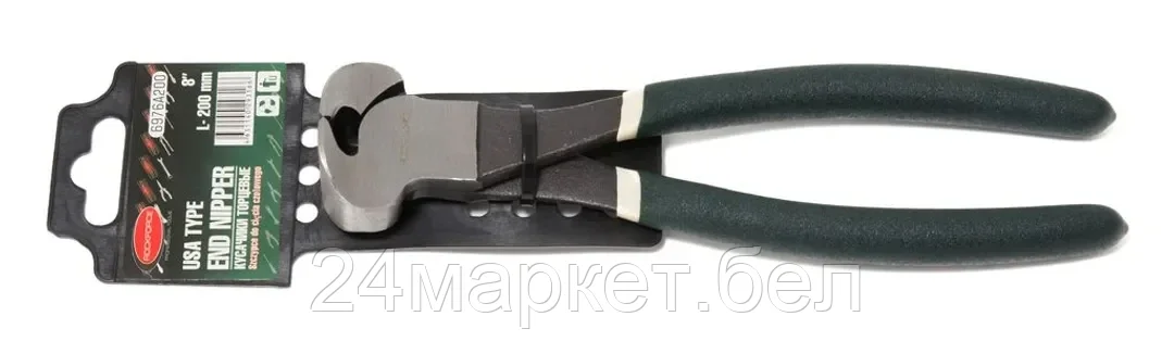 Rock FORCE Кусачки торцевые усиленные 8"-200мм, на пластиковом держателе Rock FORCE RF-6976A200