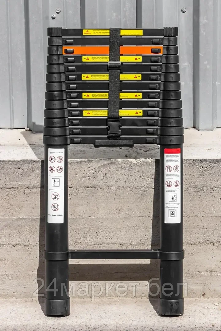 Лестница телескопическая алюм. бытовая 5.4м (14 ступ.) Rock FORCE RF-UP540