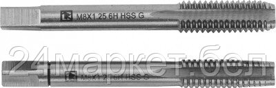 Thorvik MT12125S2 MT12125S2 Набор метчиков T-COMBO двухпроходных ручных универсальных М12х1.25, HSS-G, 2 шт.