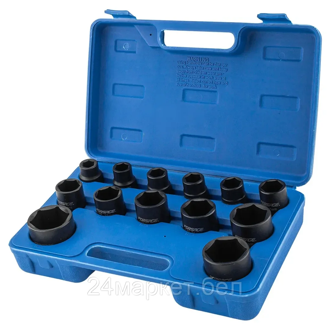 F-6131-5MPB Головки, набор 13пр., 3/4" (6гр.) Forsage