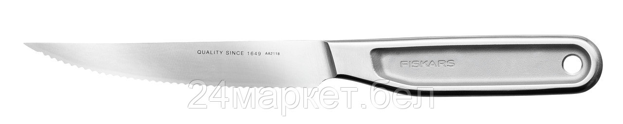 Нож для томатов 12 см цельнометаллический All Steel Fiskars