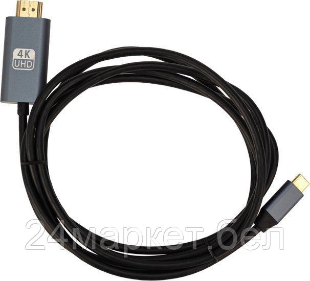 Кабель Rexant USB Type-C - HDMI 17-6402 (2 м, черный)