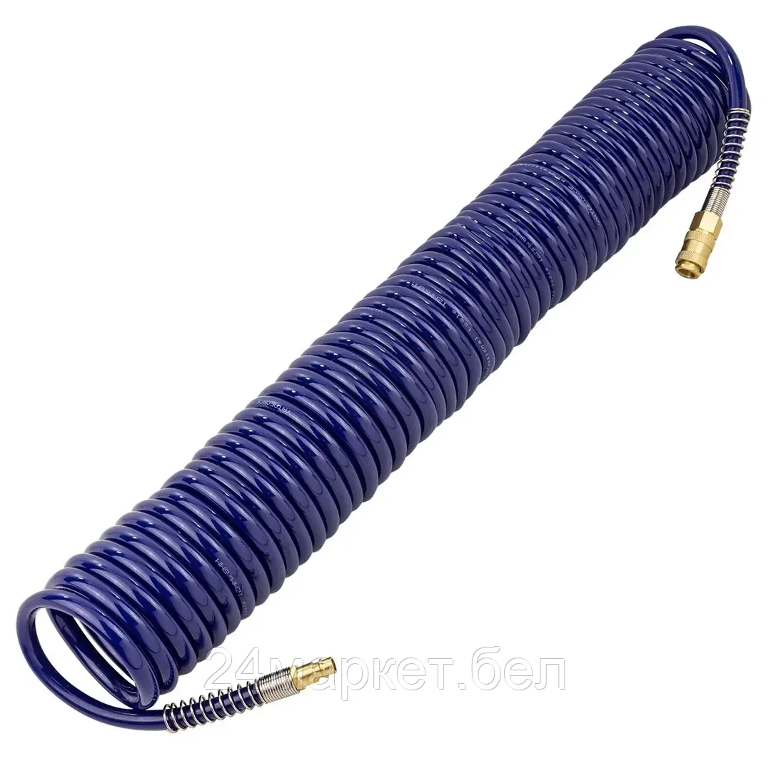 YF-1208-15M YATAFORCE Шланг витой полиуретановый 8 х 12мм х 15м с быстроразъемами