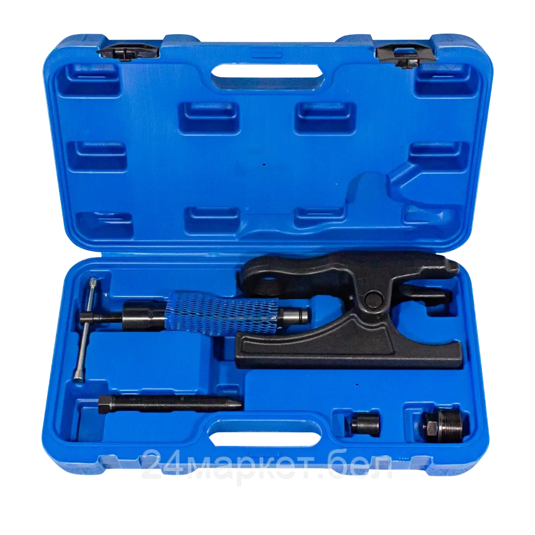 Cъемников шаровых опор с гидравлическим винтом 10т(размер зева: 35мм, раскрытие до 100мм), в кейсе Forsage F-903T2